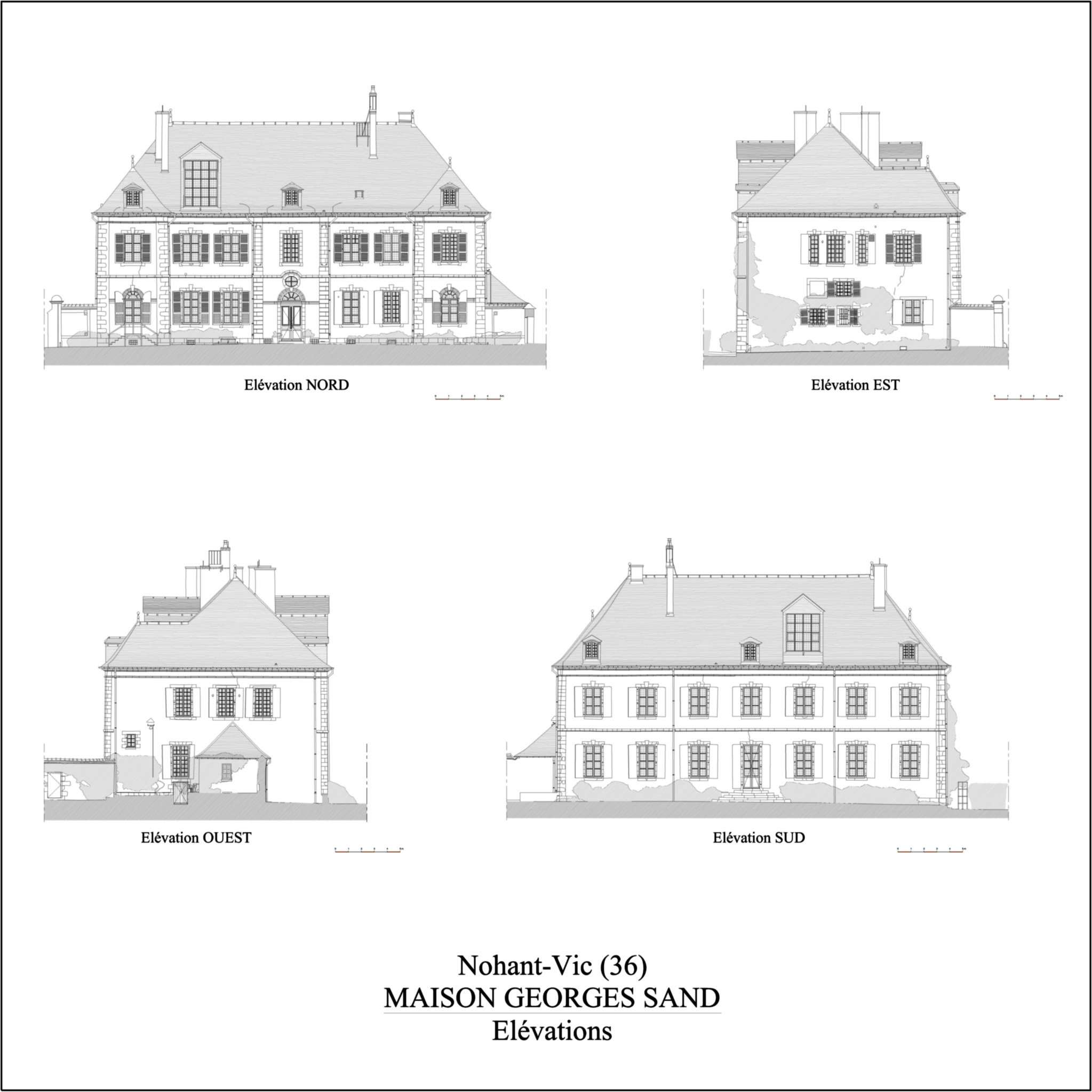 Élévations — Maison de George Sand